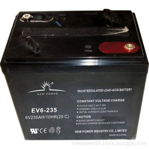 6V 235ah Lead Acid Golf Cart Battery (EV6-235)